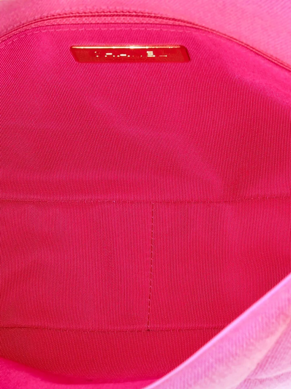 CHANEL Pre-owned 19 Flap Bag Quilted Denim Medium Shoulder Bag In Pink