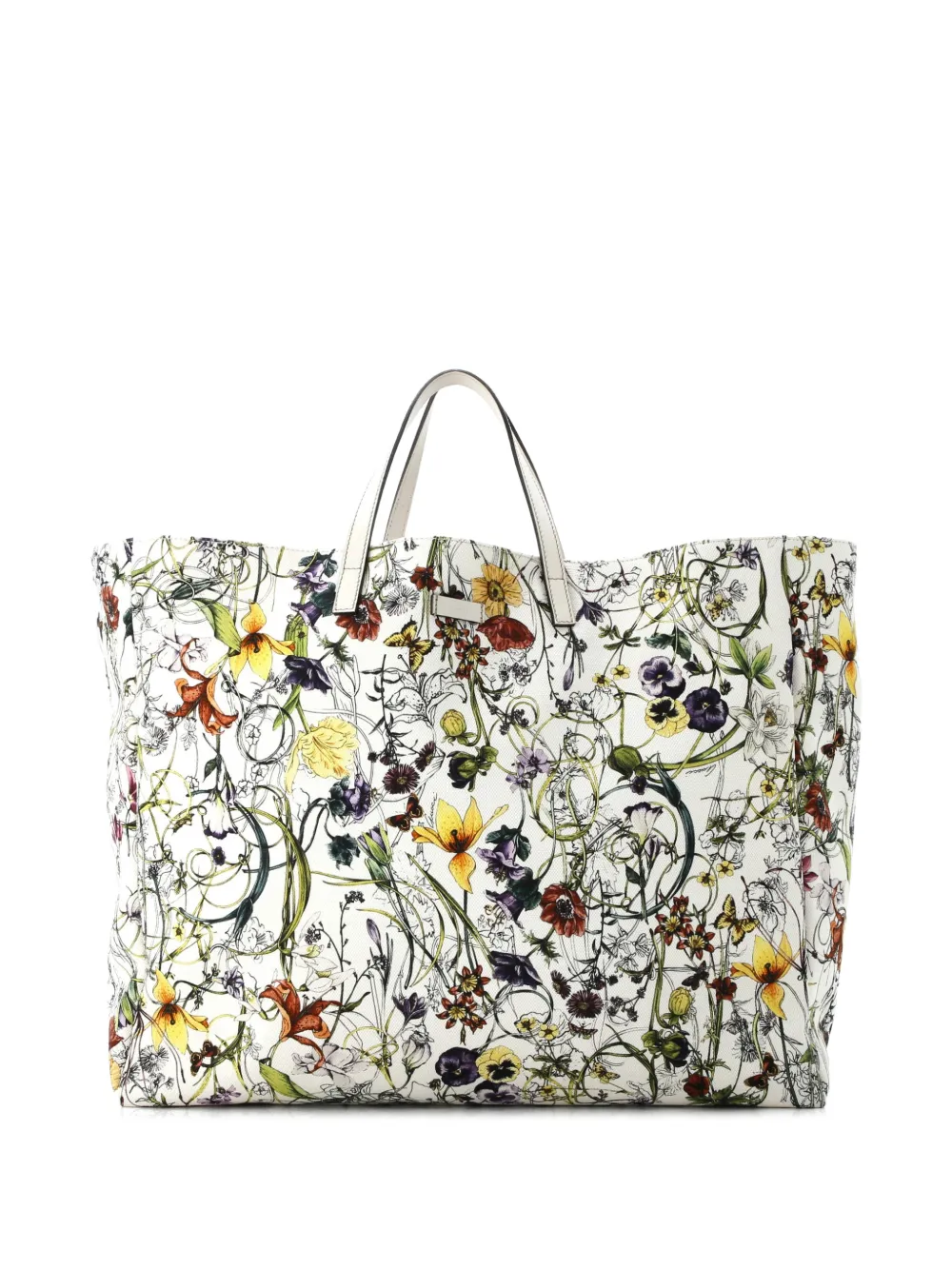 Gucci Pre-Owned Open Flora Canvas Large tote bag | multicolor | Image 1