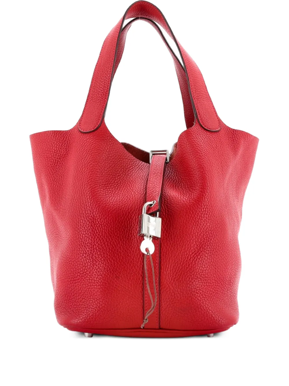 Hermès Pre-Owned Picotin Lock Bag Clemence MM bucket bag | Red | Image 1