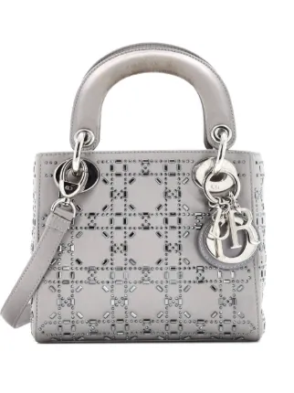 Christian Dior レディディオール　ケース　グレー グレー（灰色）系 Dior LADY DIOR(ディオール レディ ディオール
