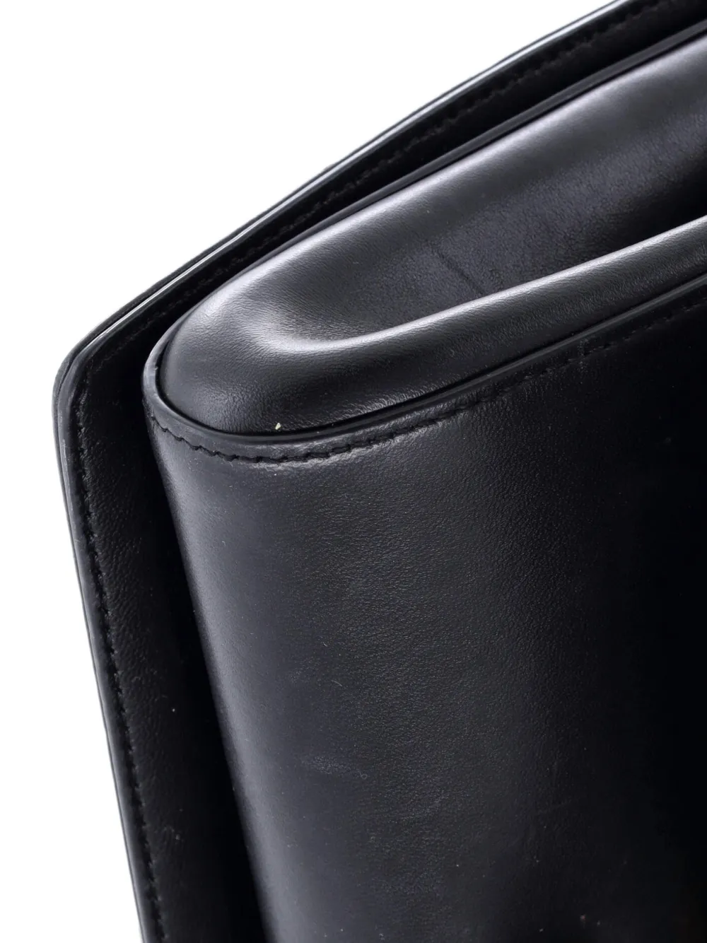 DOLCE & GABBANA Pre-owned Devotion Full Flap Quilted Leather Medium Shoulder Bag In Black