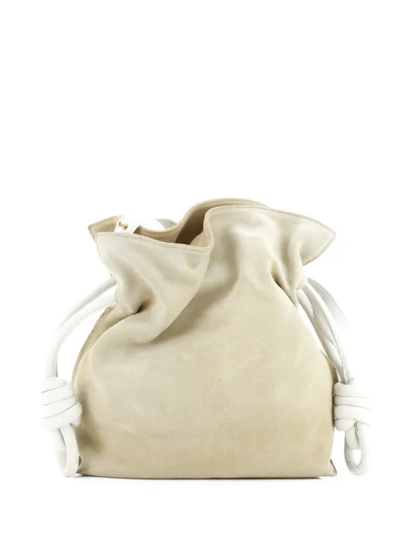 Loewe Pre-Owned フラメンコ ノット バッグ スエード スモール 