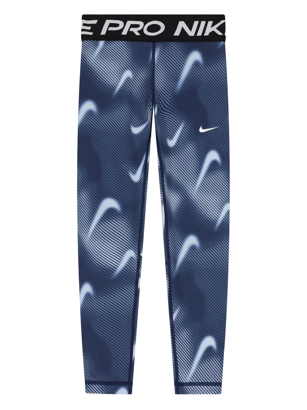 Nike Kids' Logo Leggings In Blue