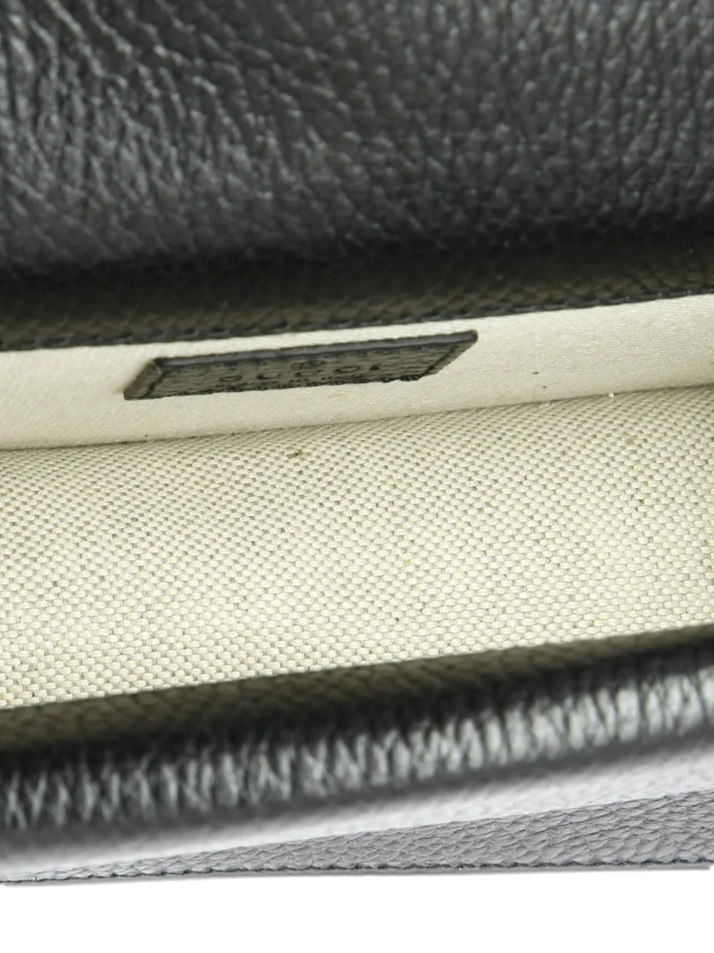 Pre-owned Gucci Dionysus Top Handle Bag Leather With Crystals Mini Satchel In Black