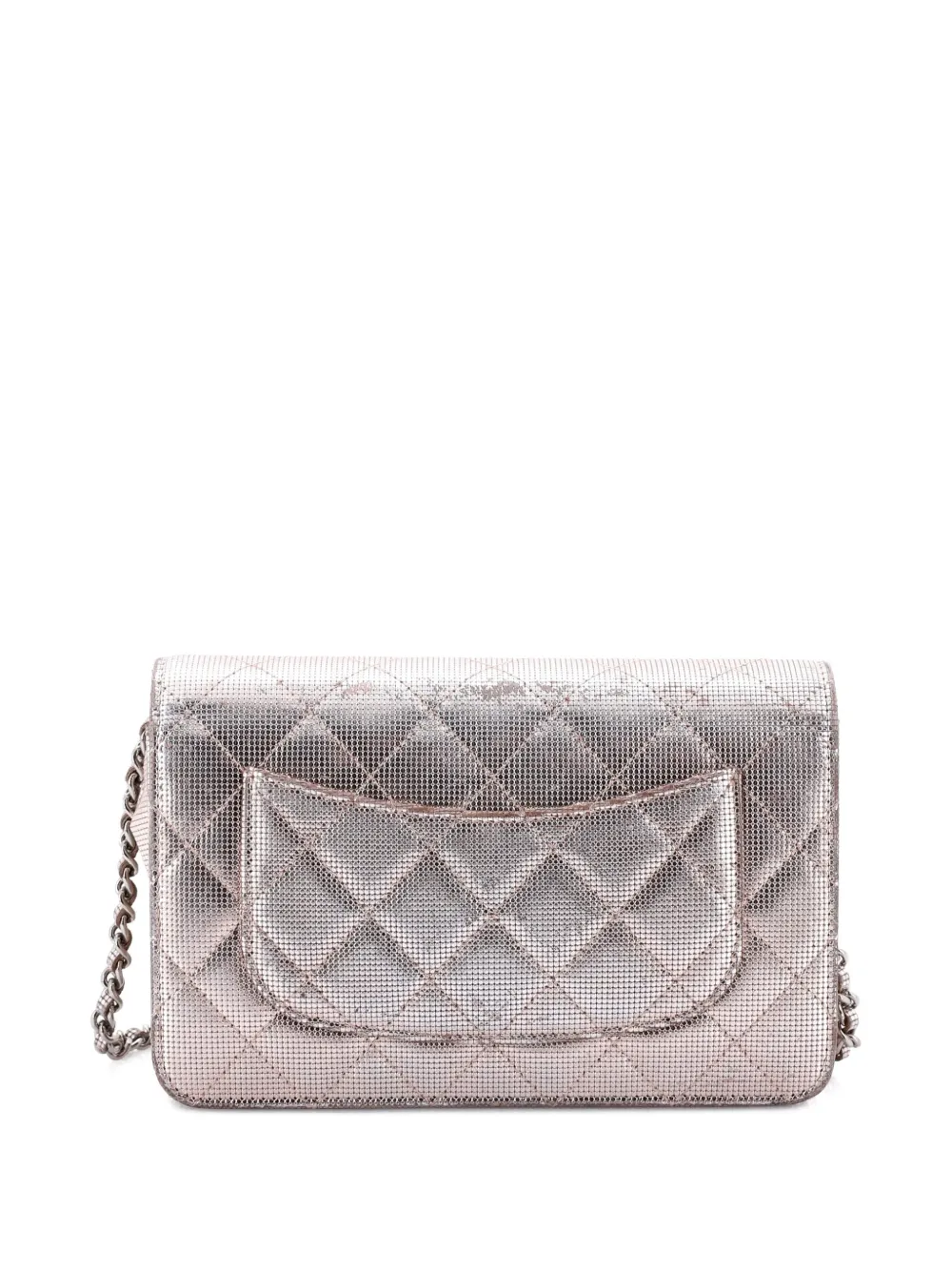 CHANEL Pre-Owned Wallet on Chain Pixel Effect Quilted Calfskin shoulder bag | Estilos de archivo | Image 2