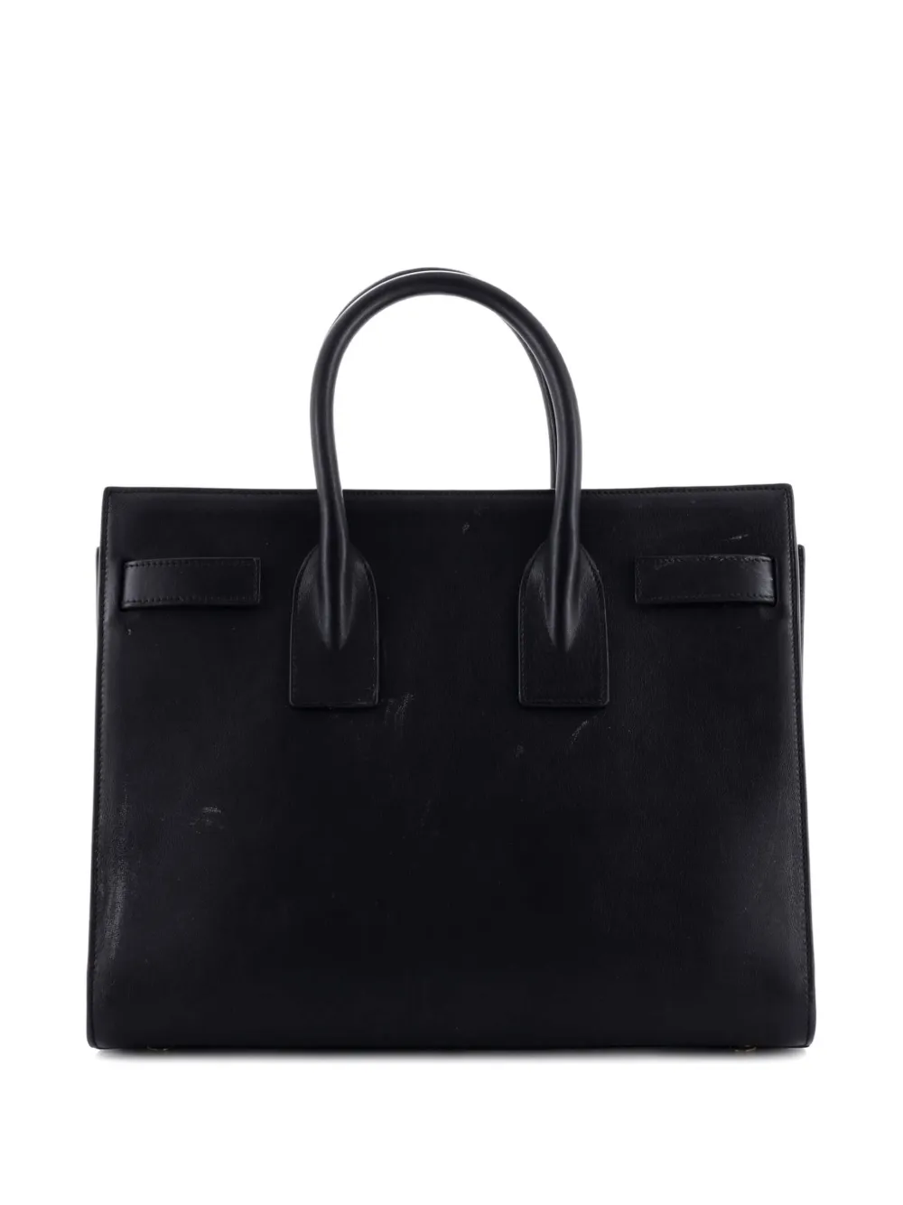 Pre-owned Saint Laurent Sac De Jour Bag Leather Small Satchel In Black