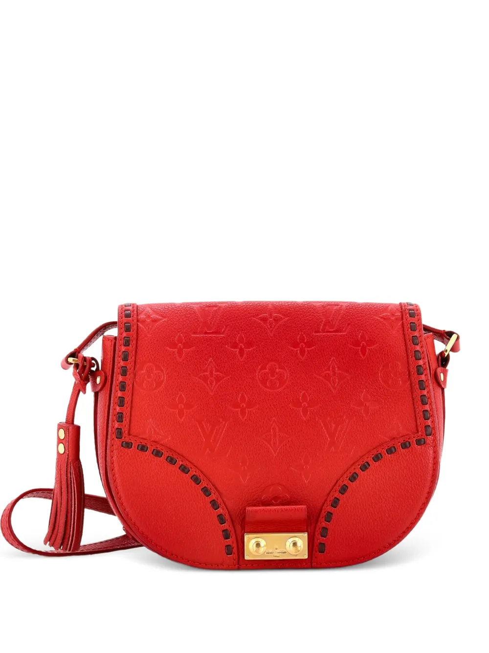 Louis Vuitton Pre-Owned Junot Handbag Monogram Empreinte Leather crossbody bag - Rosso