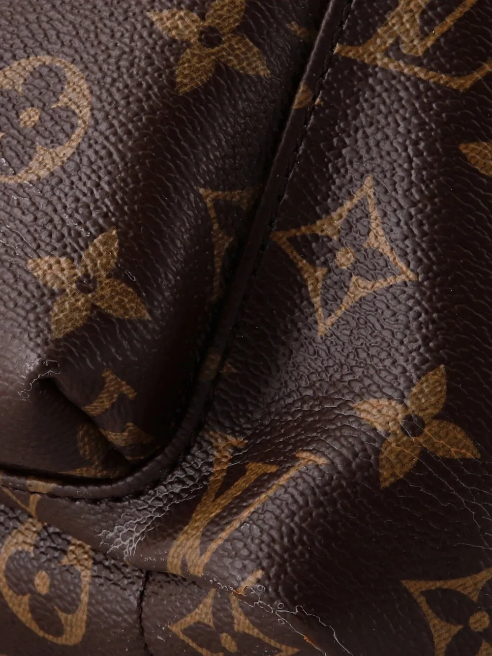 Pre-owned Louis Vuitton Palm Springs Monogram Canvas Mm Backpack In Brown