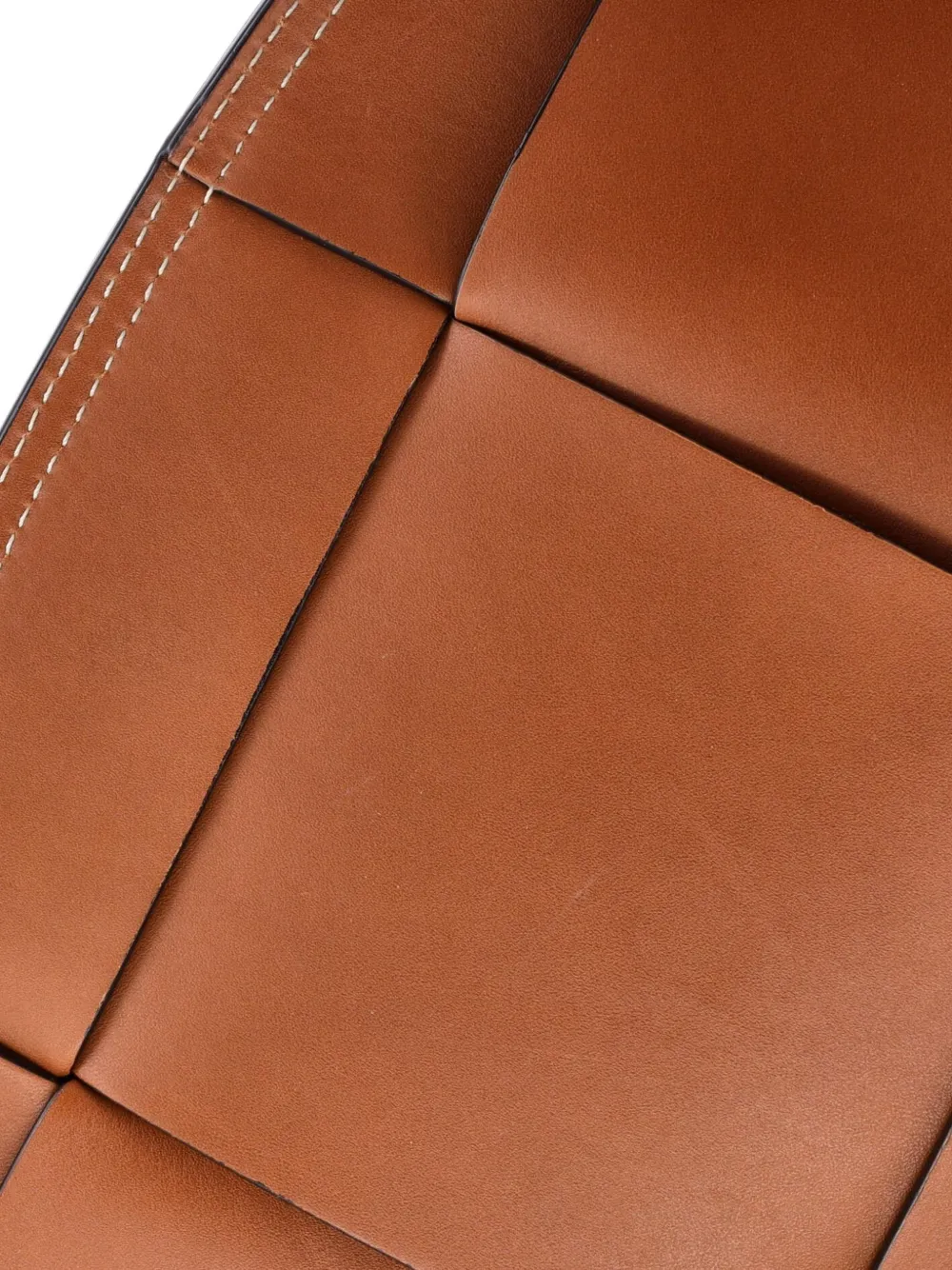 Pre-owned Bottega Veneta Arco Bag Maxi Intrecciato Leather Medium Shoulder Bag In Brown