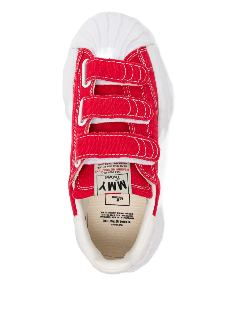 Maison MIHARA YASUHIRO Blankey sneakers Rood