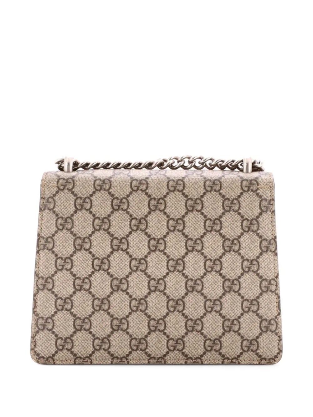 Gucci Pre-owned Dionysus Bag GG Coated Canvas Mini Crossbody Bag in Brown, view 2