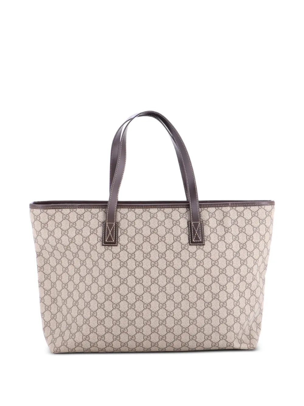 Gucci Pre-Owned Plus GG Coated Canvas with Leather Large tote bag | Pre-Owned | Image 2