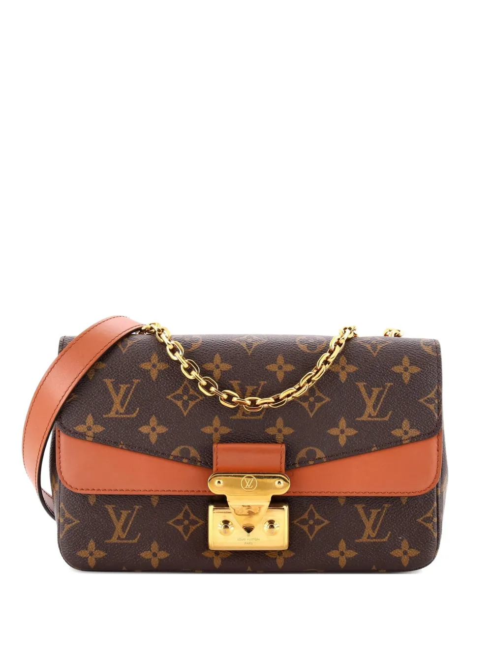 Louis Vuitton Pre-Owned Marceau Handbag Monogram Canvas with Leather shoulder bag - Marrone