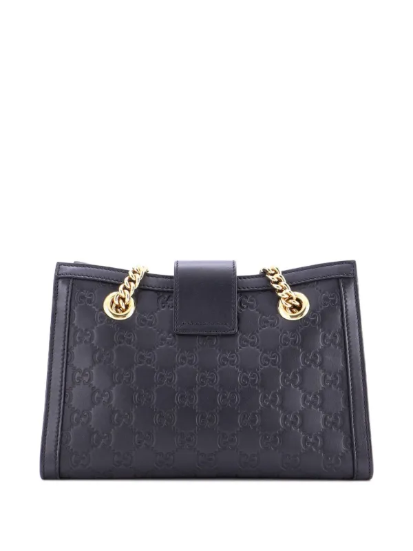 Gucci Pre-Owned パドロック ショルダーバッグ S | ブラック | FARFETCH JP