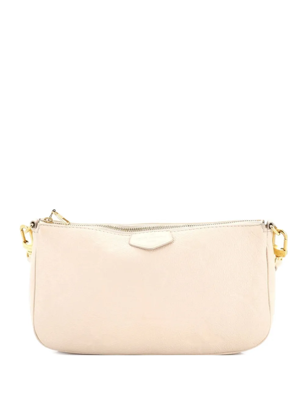 Pre-owned Louis Vuitton Multi Pochette Accessoires Monogram Empreinte Giant Crossbody Bag In Neutral