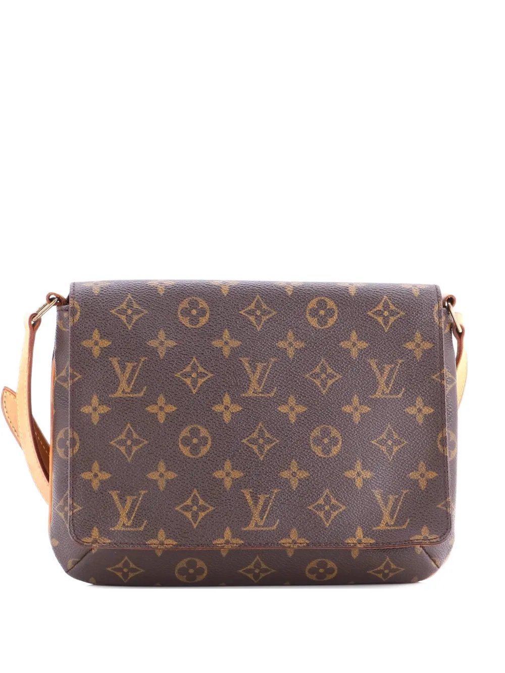 Louis Vuitton Pre-Owned Musette Tango Handbag Monogram Canvas shoulder bag - Marrone