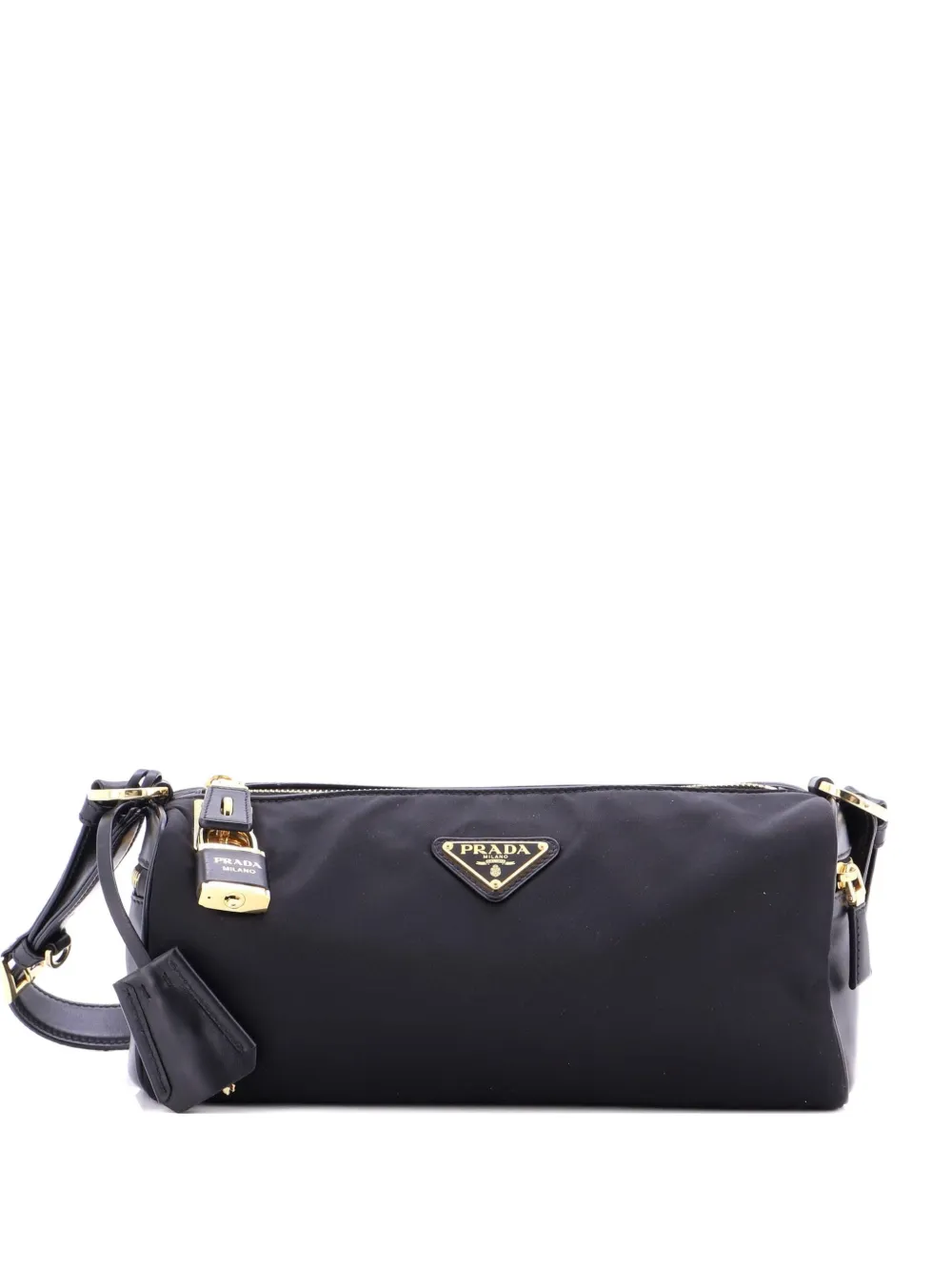 Pre-owned Prada Re-edition Re-nylon Shoulder Bag In Black