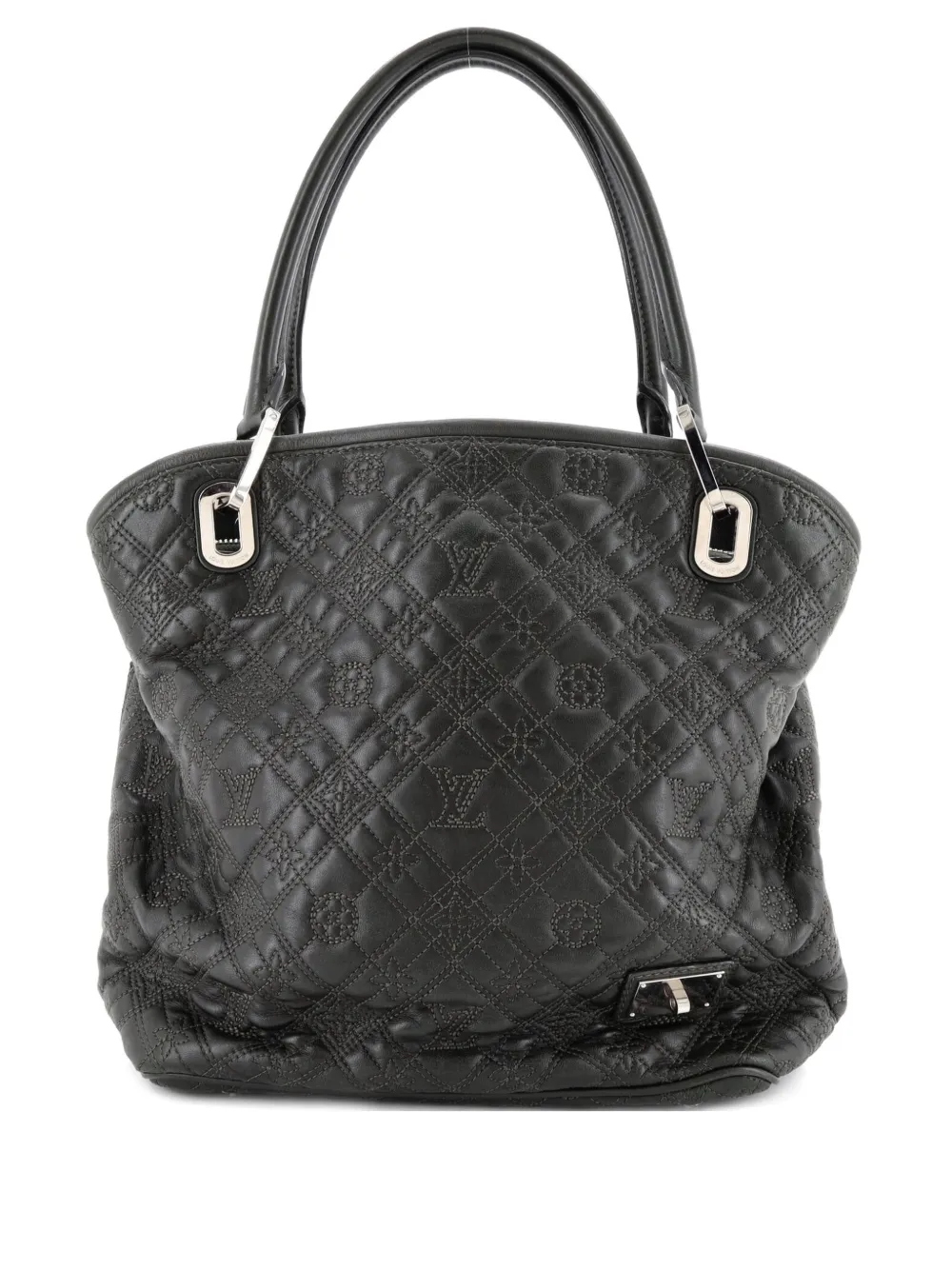 Pre-owned Louis Vuitton Antheia Lilia Handbag Leather Pm Tote Bag In Green