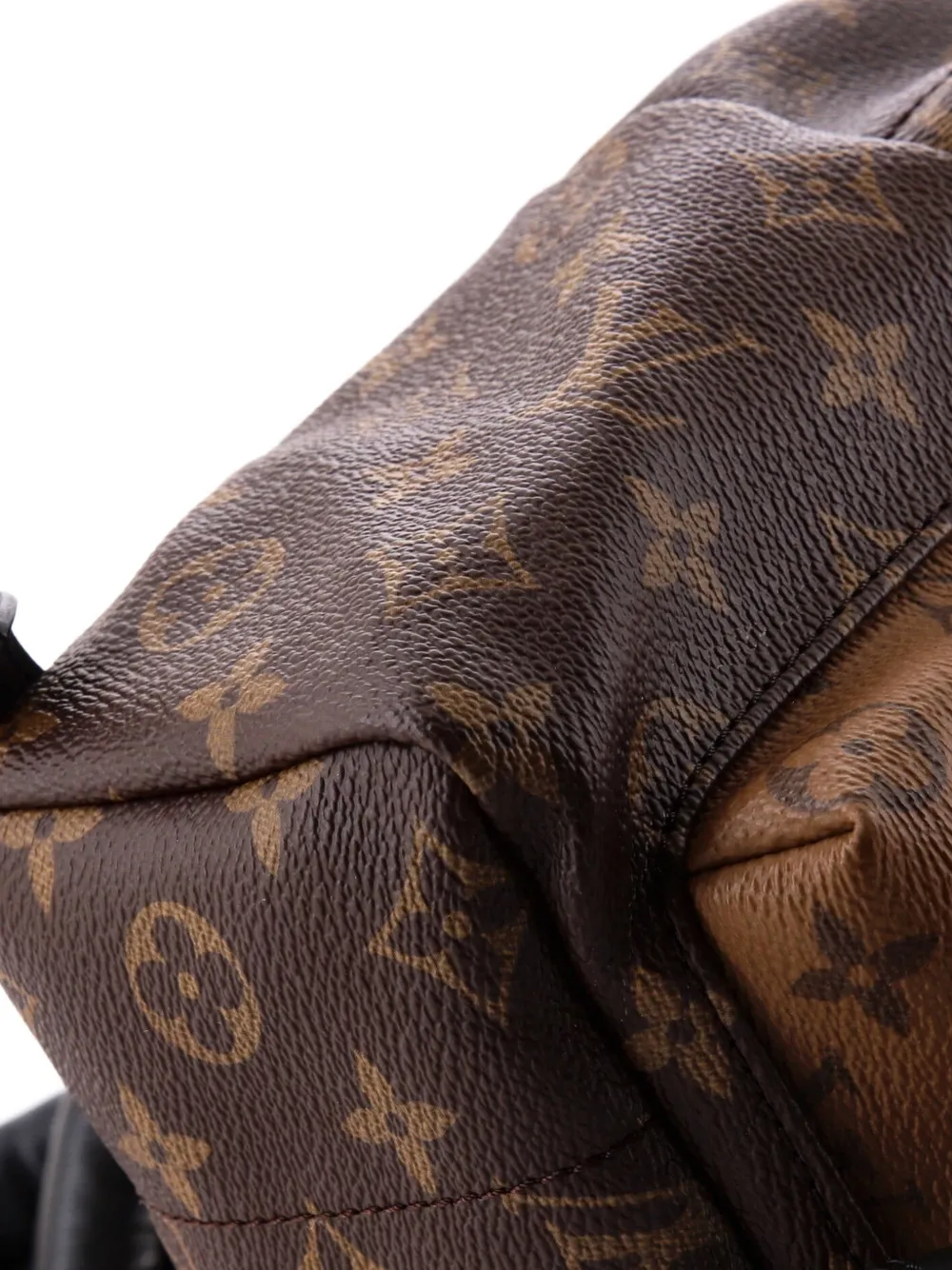 LOUIS VUITTON Pre-owned Palm Springs Reverse Monogram Canvas Pm Backpack In Brown