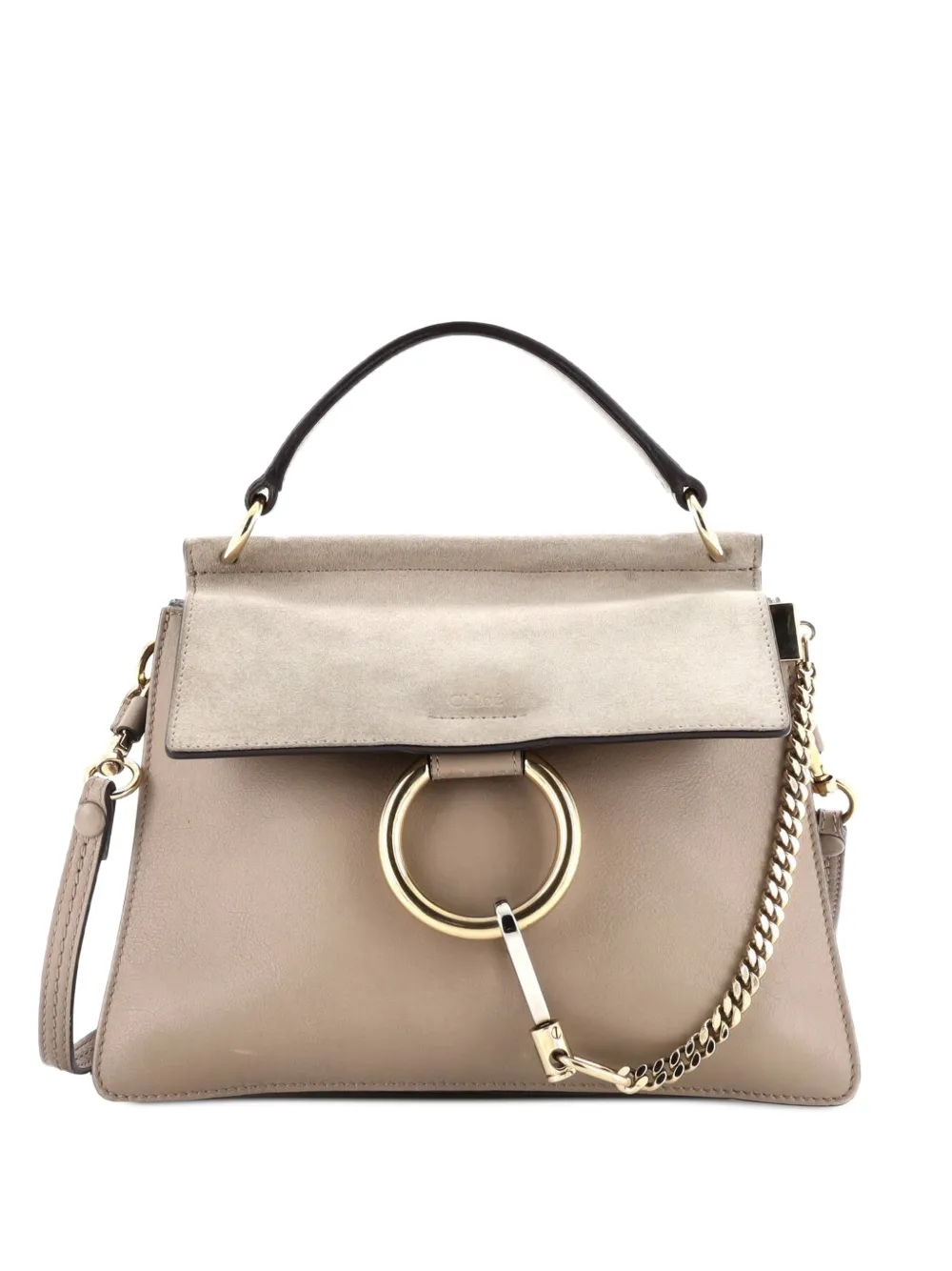Chloé Pre-Owned Faye Top Handle Bag Leather Small satchel | neutro | Image 1