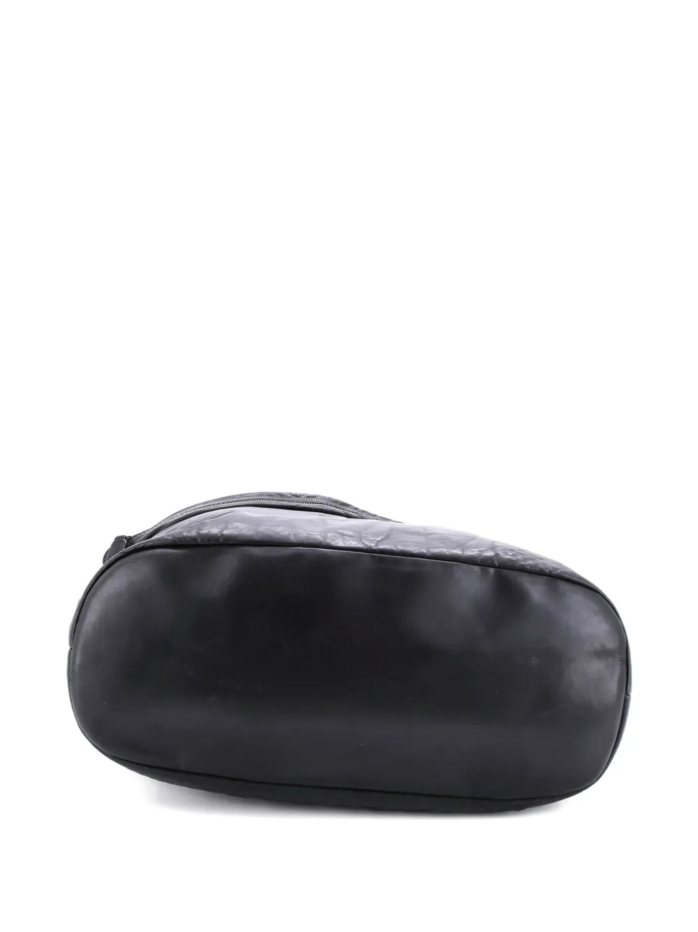 Pre-owned Givenchy Nightingale Embossed Leather Large Satchel In Black