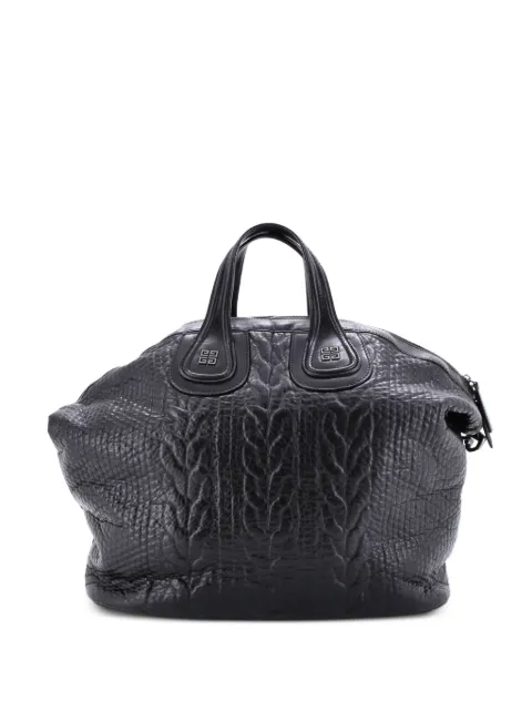 Givenchy Pre-Owned Nightingale Embossed Leather Large satchel