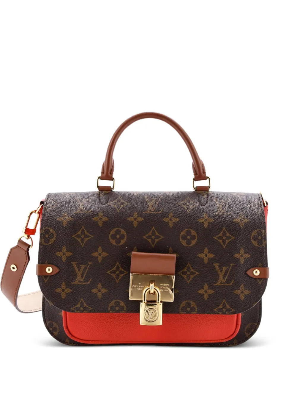Louis Vuitton Pre-Owned Vaugirard Handbag Monogram Canvas with Leather satchel - Marrone