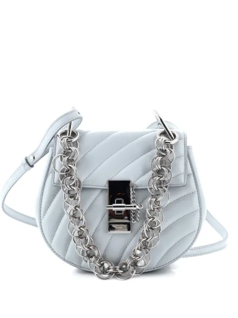 Chloé Pre-Owned Drew Bijou Quilted Leather Small crossbody bag