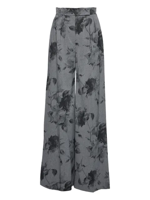 NISSA floral-print trousers