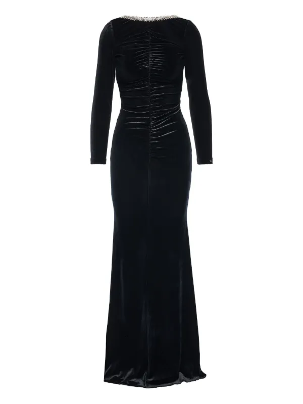black textured maxi dress Black Textured Knit Maxi Dress
