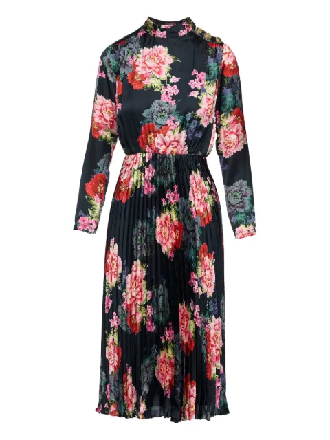 NISSA vestido midi con estampado plisado