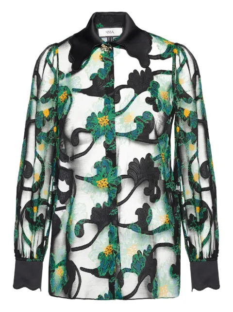 NISSA top con motivo floral