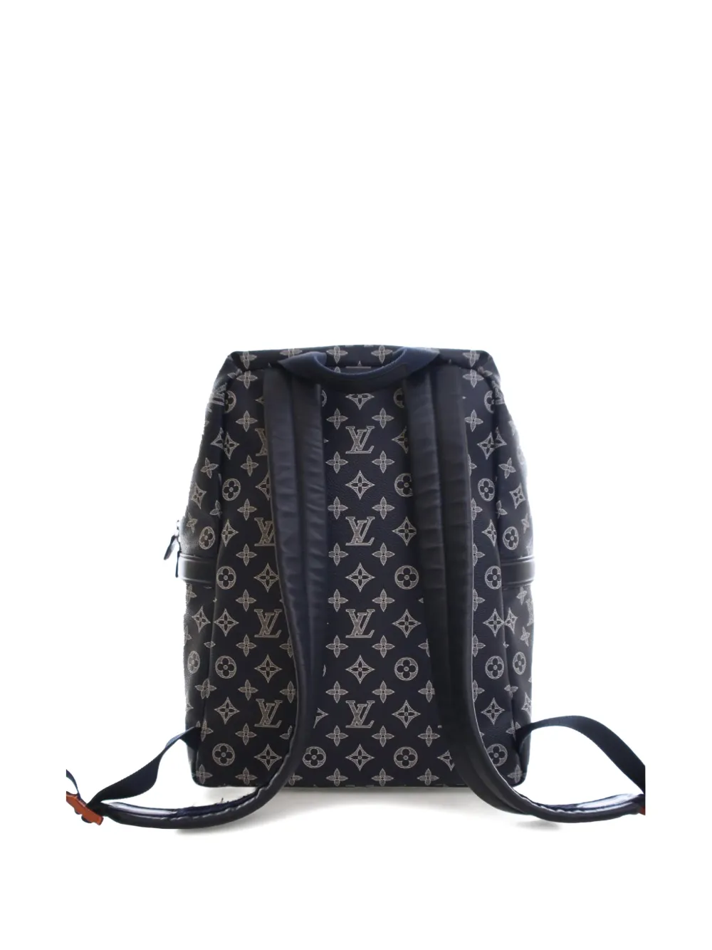 Pre-owned Louis Vuitton 2018 Limited Edition Monogram Ink Upside Down Apollo Backpack In Blue
