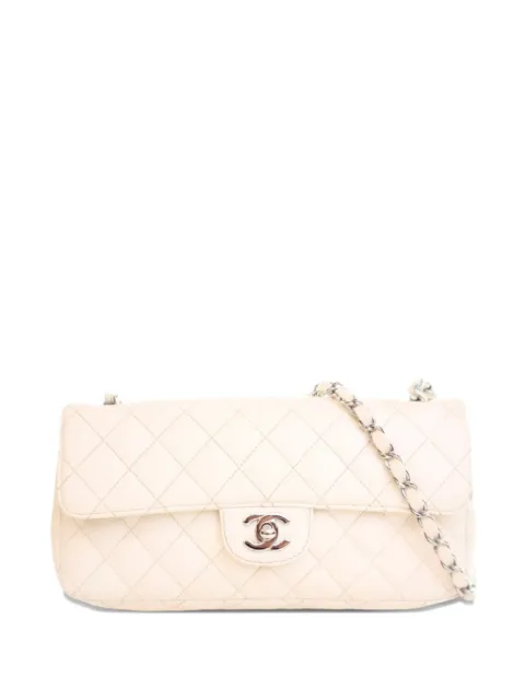 CHANEL Pre-Owned bolsa de hombro Classic Caviar East West Single Flap 2004-2005