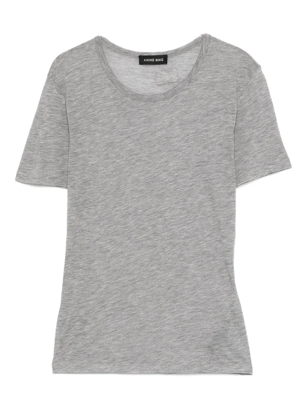 ANINE BING Sylvie short-sleeve crew neck T-shirt - Grigio