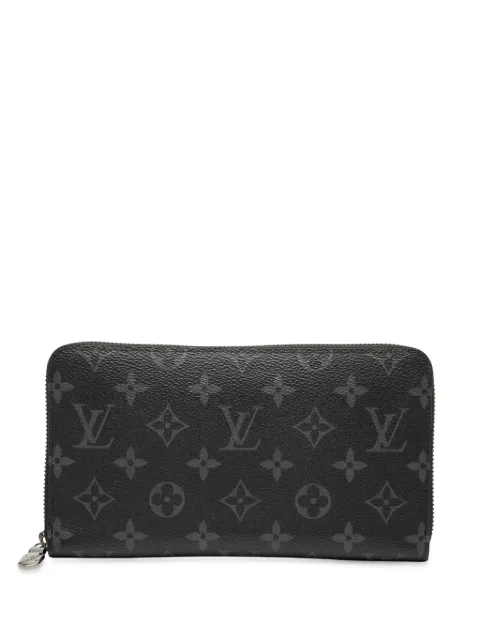 Louis Vuitton Pre-Owned 2021-2025 Monogram Eclipse Zippy Organizer Wallet long wallets