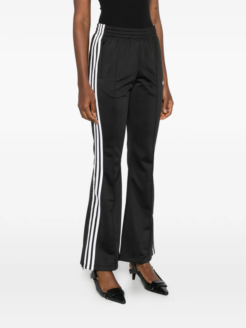 Adidas Originals Bb Firebird Striped Track Pants In Black