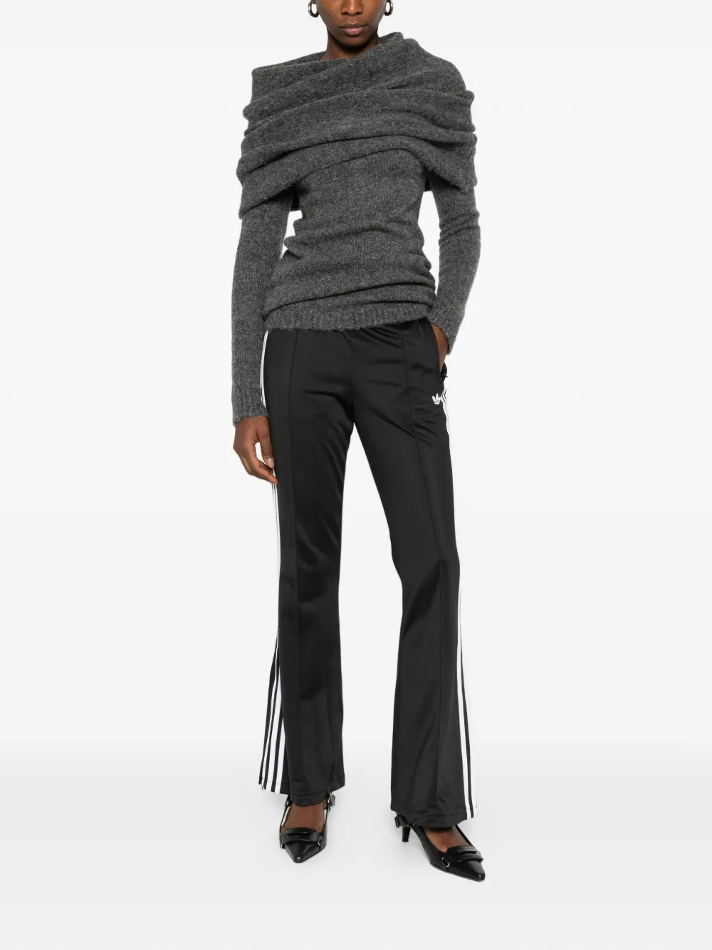adidas BB Firebird striped track pants | Pantalones acampanados | Image 2