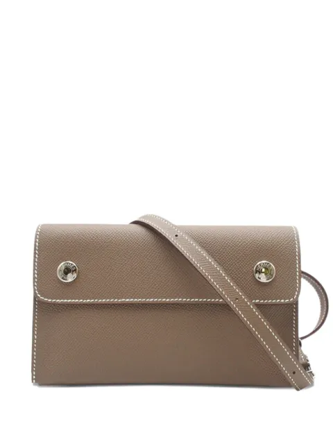 Hermès Pre-Owned 2024 Epsom Hermesnap Wallet crossbody bag