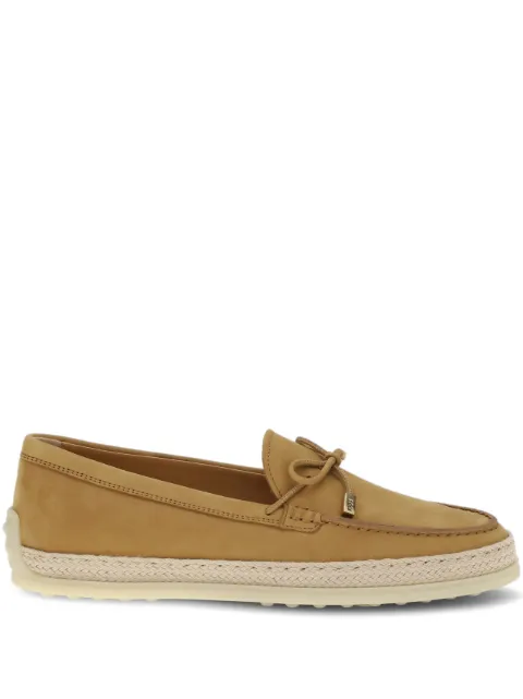 Tod's bow-detail round-toe loafers