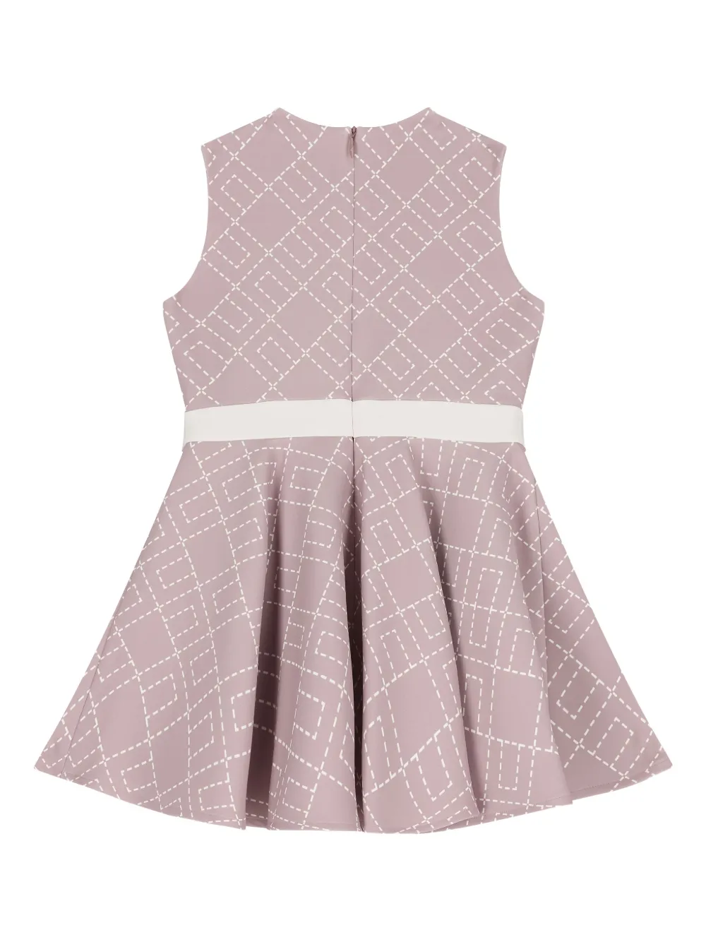 Elisabetta Franchi Kids Jurk met monogram-print Roze