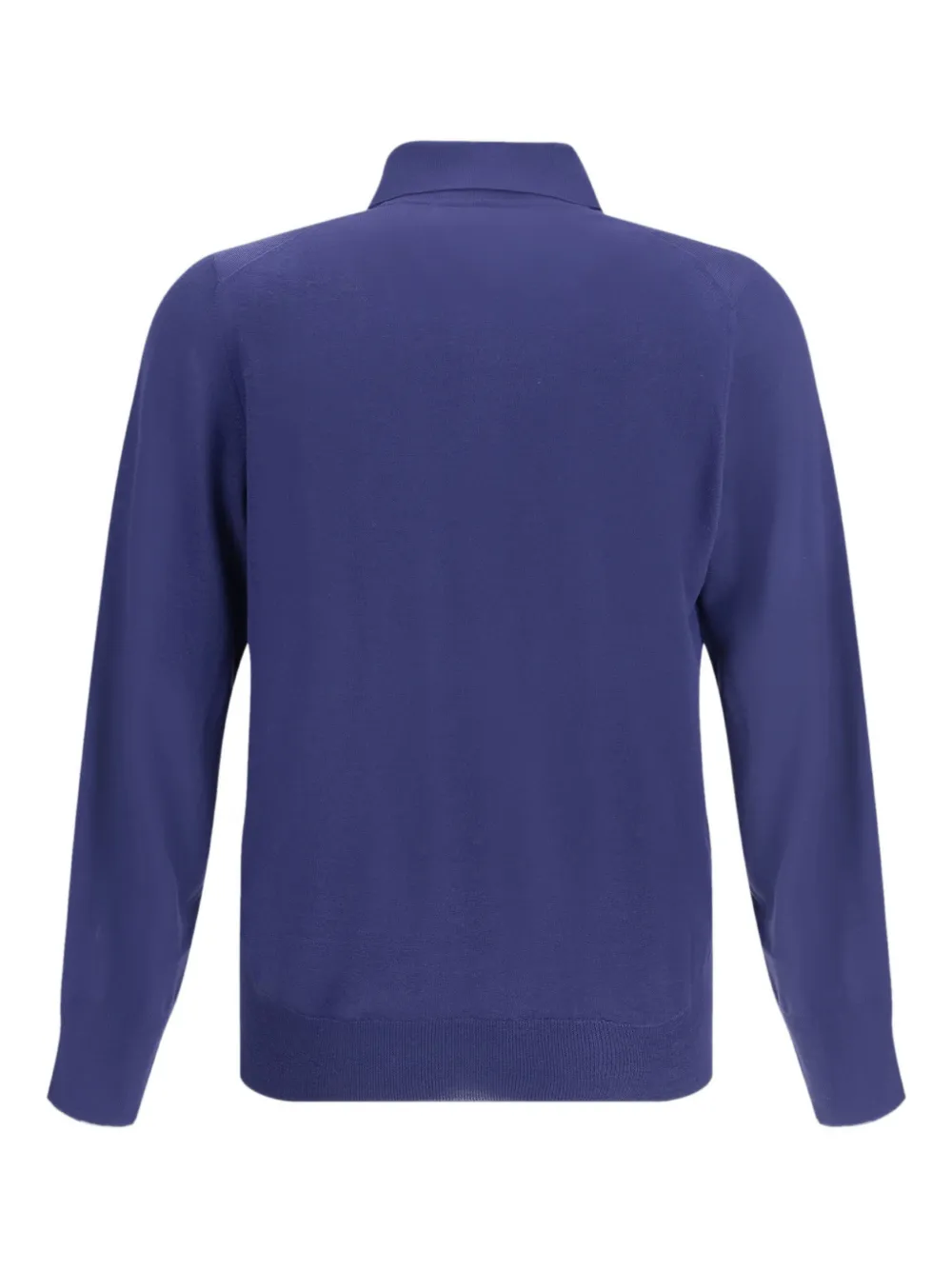 Brunello Cucinelli Poloshirt met knopen - Blauw