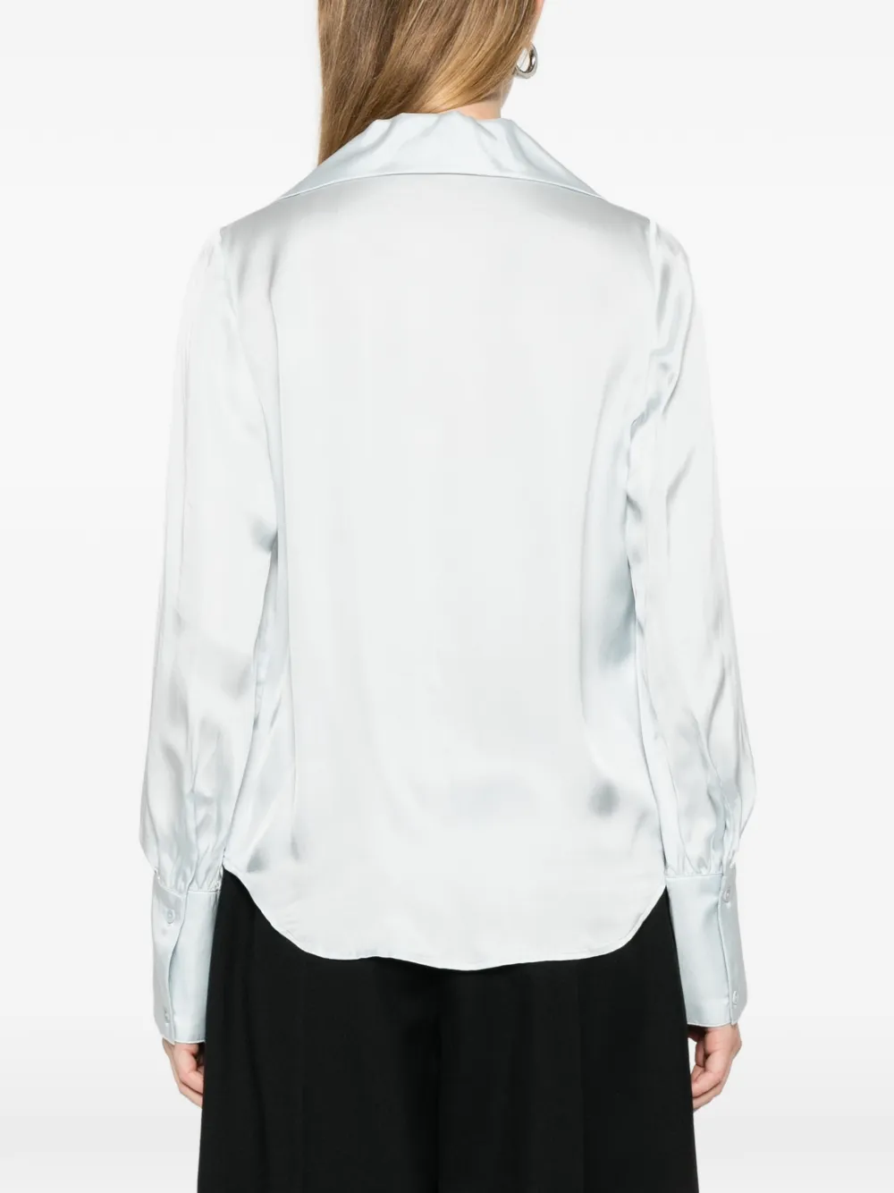 ANINE BING Bethany blouse met knopen Blauw