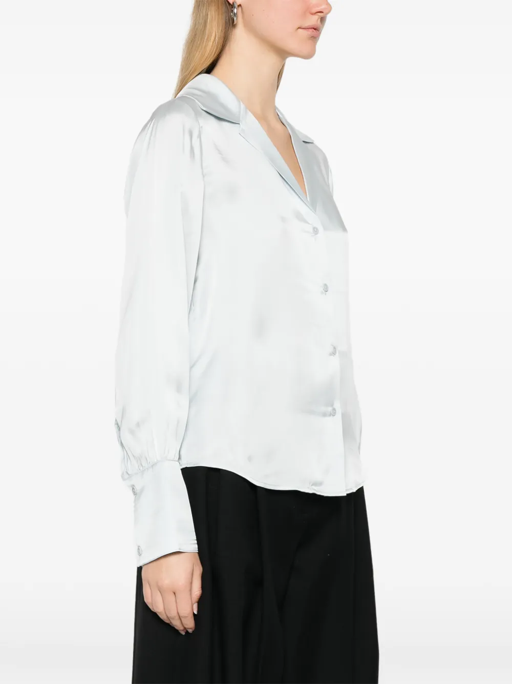ANINE BING Bethany blouse met knopen Blauw