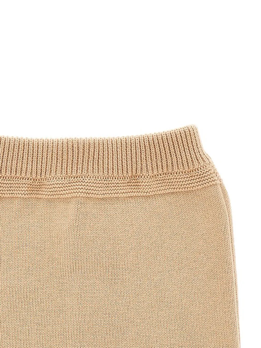 Fendi Kids Gebreide shorts Beige