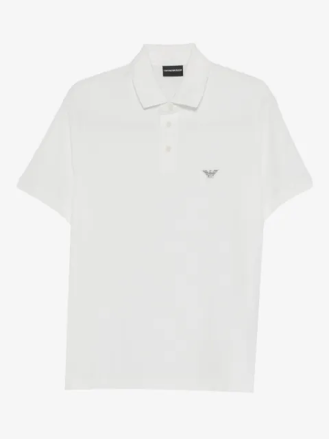 Emporio Armani logo-embroidered polo shirt