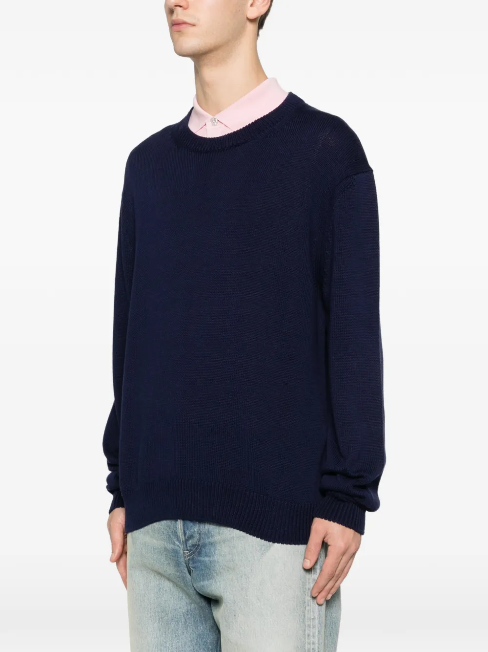  Tom Ford Pull à Col Rond - Bleu 