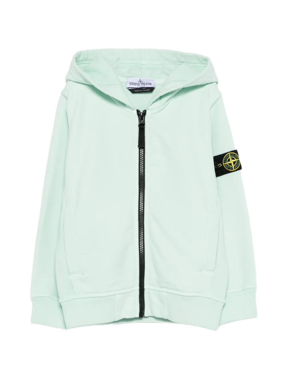 Stone Island Junior zip-up hoodie - Verde