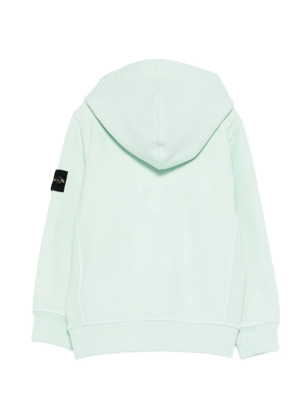 Stone Island Junior Hoodie met rits Groen