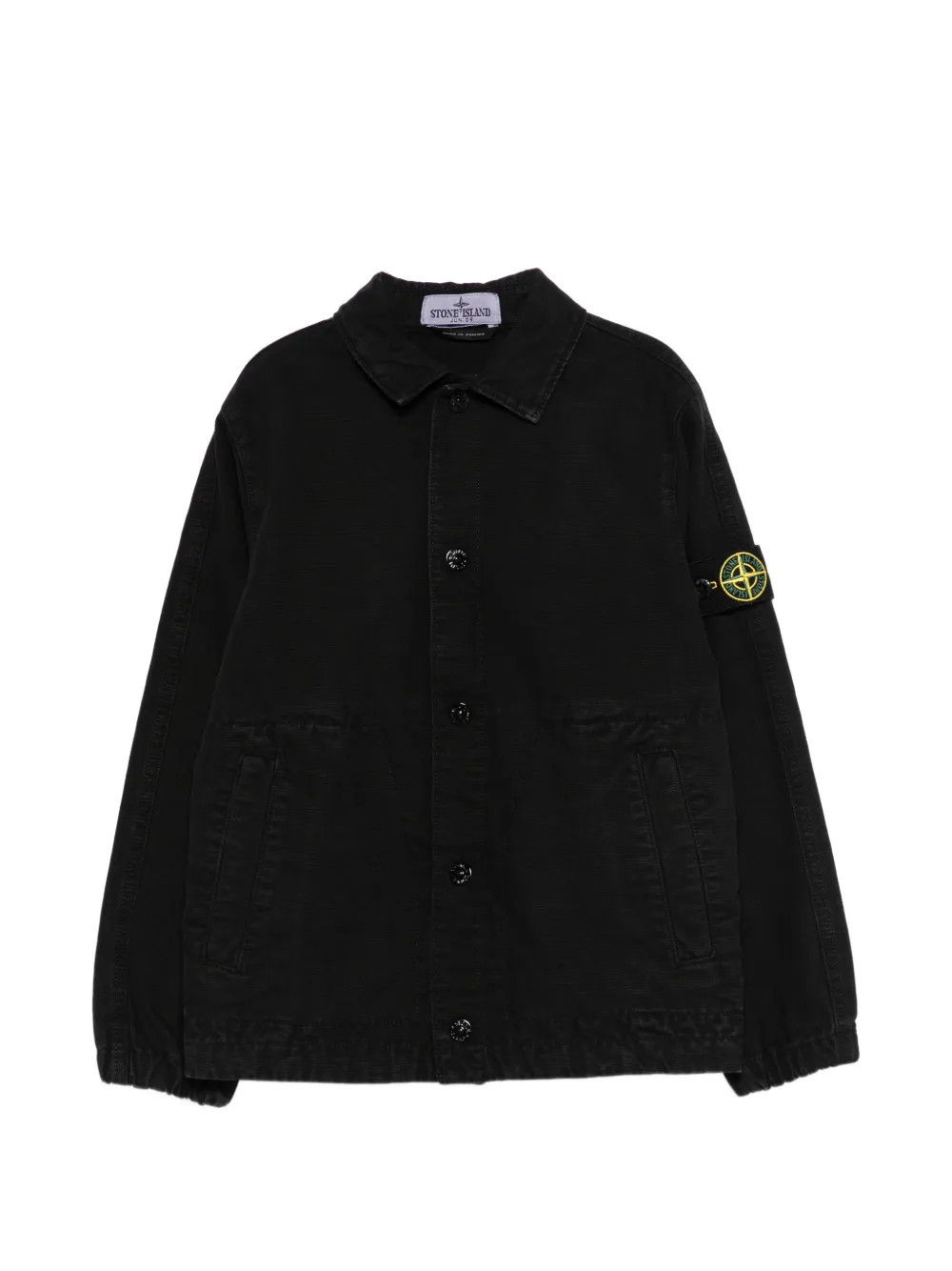 Stone Island Junior black overshirt - Nero